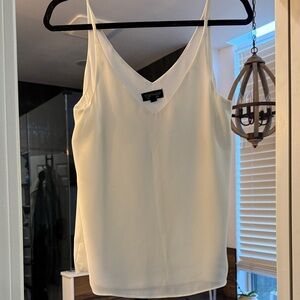 Topshop Ivory V-Neck Camisole
